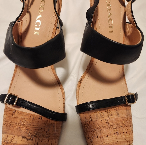 Coach square stiletto heels - Picture 2 of 6